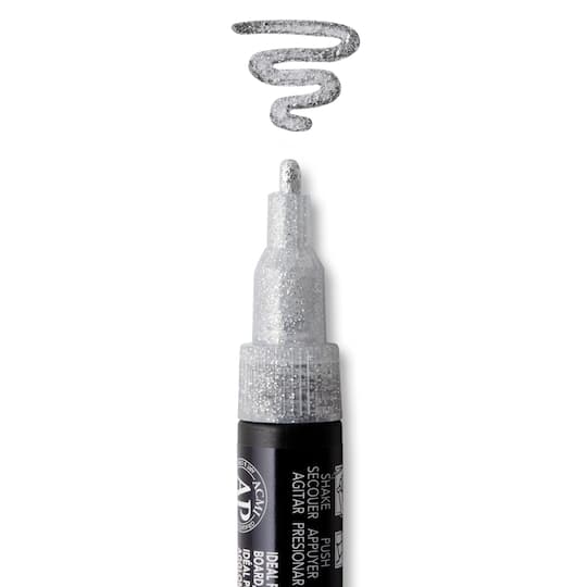 Glitter Medium Tip Multi-Surface Premium Paint Pen by Craft Smart